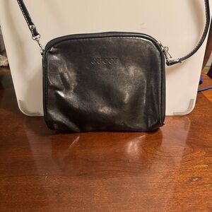 Gucci Midnight Black Leather Shoulder Bag